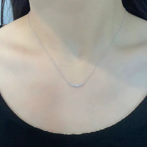 Elegante colgante de diamante redondo cultivado en laboratorio, certificado por IGI, en oro amarillo, oro rosa, oro blanco o plata, con piedras de claridad D, E, F, VVS, VS. - Product Image 1