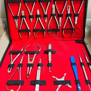 Juego de Instrumentos de Ortodoncia Compuestos Accuram, Kit de Alicates Dentales, Herramientas de Ortodoncia de Acero Inoxidable, Estuche Profesional - Product Image 2