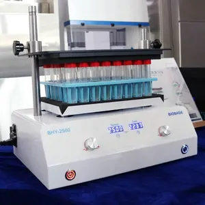 Biobase Mixer pusaran Multi-Tube, lab kecepatan dapat disesuaikan Multi-Tube rumah sakit Digital Vortex Mixer