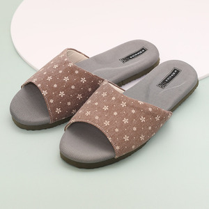 Vero&nique Brown Bamboo Charcoal Odor-Resistant <b>Slippers</b> - Elegant and Simple Home Decor - Product Image 2