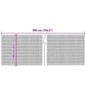 Clôture pliante en roseaux brun de 196,9 po x 63 po, produit de clôture, treillis et portails de qualité supérieure - Product Image 5