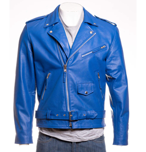 Men's High Quality Red <b>Canvas</b> Genuine Leather Moto Jacket Stand Collar Regular Fit Biker Style Winter Front - Product Image 6