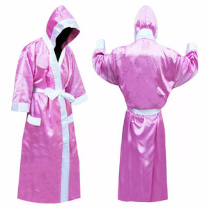 Robe de boxe d'arts martiaux à capuche en polyester personnalisable unisexe pour adultes, entraînement au ring, extensible, légère, respirante, économique - Product Image 5