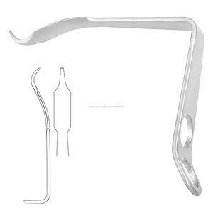 Écarteur de genou manuel en acier inoxydable, 9 1/2 pouces, 17x34mm, 90 degrés, instrument chirurgical orthopédique à extrémité émoussée ou tranchante pour TKR - Product Image 1
