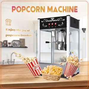 Machine à Popcorn Commerciale de 16 Oz, Appareil à Popcorn de Comptoir avec Cuillère en Acier Inoxydable et Cuillère à Huile - Product Image 3