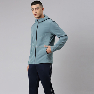 Nardon Apparel, chaquetas a prueba de viento SoftShell personalizadas para hombre, ropa de calle, chaqueta cortavientos con cremallera Lisa para correr para hombre - Product Image 1