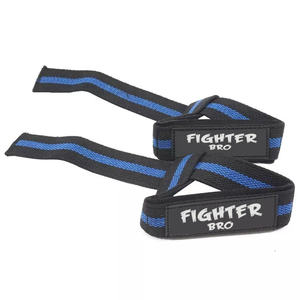 Muñequeras Deportivas de Poliéster Fighter Bro, Antideslizantes, con Franja Azul, Duraderas, para Entrenamiento de MMA, Capacidad de Carga de 15 lb, Ajuste Universal - Product Image 1