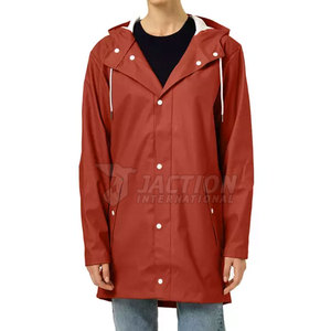 Factory Direct Sale Solid Color Rain Coat Custom Made Rain Coat For Adult Size In High Quality - Product Image 3