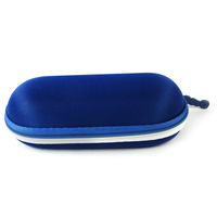 Étui à lunettes rectangulaire léger et élégant en EVA semi-rigide pour lunettes de 6 pouces et plus