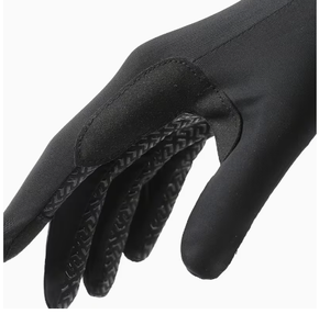 <b>Men</b> <b>s</b> Black Grip Riding Gloves Solid Color Regular Fit Textile Equestrian Accessories Durable Horse Riding Outfit Breathable - Product Image 2