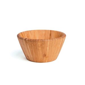 Bol en bambou Excelsa 16x8.5x16 cm beige, vaisselle écologique - Product Image 1