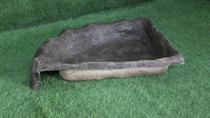 Corner Pond FRP Garden Ornaments Unbreakable Lightweight Fiberglass <b>Stone</b>-Look <b>Painted</b> Hand-Molded Outdoor Pond Water Lotus Fish - Product Image 2