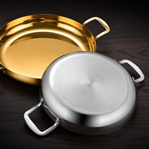 Poêle à frire et plancha XXL en acier inoxydable de qualité supérieure avec couvercle, compatible induction, lave-vaisselle et four - Product Image 5