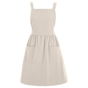 Tablier personnalisable en coton polyester pour femme Logo brodé en coton peigné sergé conçu spécifiquement pour les dames - Product Image 4