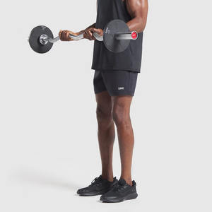 ชุดกีฬาลำลองสำหรับออกกำลังกายกลางแจ้ง สวมใส่สบาย ราคาประหยัด กางเกงขาสั้นผู้ชายผ้าฟลีซอุ่นๆ เนื้อผ้าฝ้ายนุ่ม ชุดกีฬา - Product Image 3