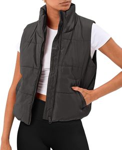 <b>Women's</b> Lightweight Insulated Puffer Vest OEM Manufacturer Custom Logo <b>Women's</b> <b>Sleeveless</b> Quilted <b>Jacket</b> Wholesale - Product Image 1