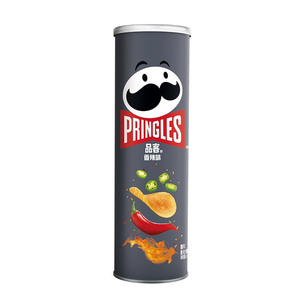Papas Fritas Pringles Premium Sabor BBQ Steak, Lata de 110g para Venta al por Mayor - Product Image 3