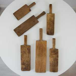 เขียงไม้โบราณแบบดั้งเดิม: ของตกแต่งครัวทำมือสไตล์วินเทจ - Product Image 4