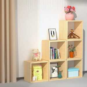 Étagère de bureau en bois de pin naturel à 3 niveaux, petite bibliothèque de table, organisateur de rangement minimaliste, support de livres pour bureau d'étude - Product Image 3