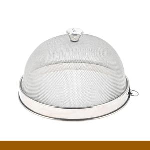 9 Inch Stainless Steel Mesh Food Cover Dome Dish Cover <b>Net</b> Basket for Kitchen Outdoor Picnic Food Protector Mosquito <b>Fly</b> Insect - Product Image 1
