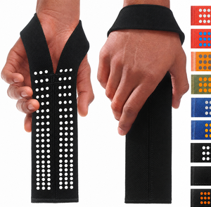 Muñequera Deportiva Transpirable de Algodón con Doble Costura, Grosor de 4 mm, Ajustable, Color Personalizado, Unisex, para Levantamiento de Pesas - Product Image 1