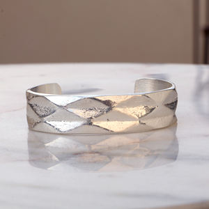 Hammered Brass <b>Cuff</b> Bracelet • Wide Gold Statement Bangle • Handmade Artisan <b>Jewelry</b> • Boho Minimalist Adjustable <b>Arm</b> <b>Cuff</b> - Product Image 4