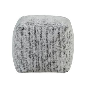 Pouf Quadrato Moderno, Poggiapiedi in Tessuto Chenille Antiscivolo, Sedia a Sacco con Design Contemporaneo - Product Image 3