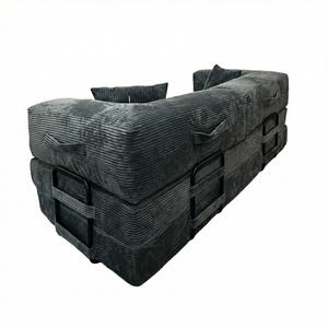 Sofá de Espuma para Adultos, Sofá Cama de Espuma Comprimida Multifuncional, Sofá Cama de Piso, Sofá Loveseat de Esponja Completa para Adolescentes - Product Image 4