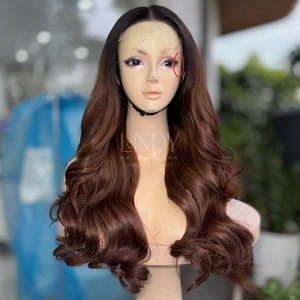 Perruque Lace Front Cheveux Humains Vietnamiens 100% Naturels de Qualité Supérieure, Cheveux Ondulés - Product Image 2