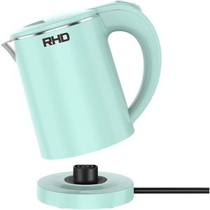 Bouilloire électrique portable 0,5 L en acier inoxydable, théière de voyage à ébullition rapide avec protection contre l'ébullition à sec - Product Image 1