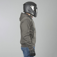 Sudaderas con Capucha para Motociclistas, Invierno, 100% Algodón, Cierre de Cremallera, Forro Polar Protector, Diseño con Bolsillos, Superventas