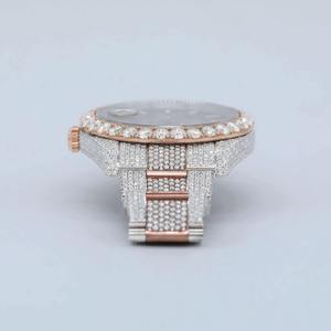 Reloj de Pulsera de Diamantes Moissanite de Moda, Chapado en Oro, para Fiestas, Bodas y Regalos, en Grandes Cantidades - Product Image 2