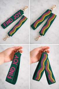 KANT K Handmade Beaded Fashion Zipper Adjustable Keychain <b>Wristlet</b> Women's Cute Bag Accessory - Product Image 4