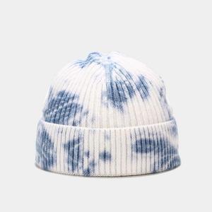 Conjunto de Gorro, Bufanda y Guantes de Punto con Pompones Unisex, Personalizados con Tinte Tie-Dye, para Invierno, Venta al Por Mayor, Gorros de Punto Más Vendidos - Product Image 2