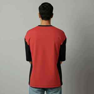 Prix de gros T-shirts unis pour hommes grande taille, col rond, manches courtes, 100% coton, respirants, avec logo personnalisé imprimé - Product Image 2