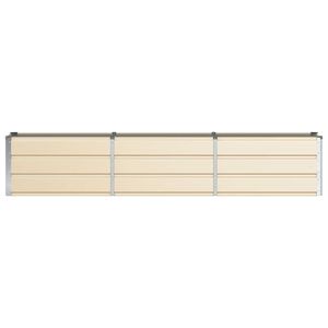 Macetero de Acero Color Marfil de 94.49 x 15.75 x 17.72 Pulgadas para Macetas y Jardineras - Product Image 4