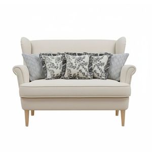 Ensemble de 5 housses de coussin décoratives grises SOGA, à volants floraux et tricot diamanté, pour une maison confortable - Product Image 1
