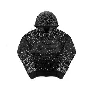 Conjunto Deportivo Extra Grande para Hombre con Pedrería, Diseño 2026, Sudadera con Capucha y Pantalones Deportivos con Cristales, en Venta Online - Product Image 2