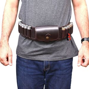 Ceinture bandolier en cuir de vachette avec boucle à munitions robuste - Product Image 5