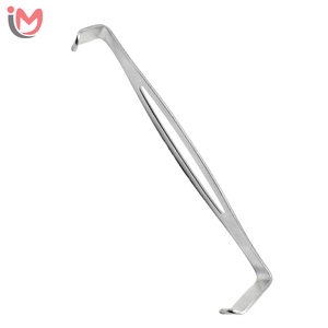 Écarteur chirurgical 10 mm x 45 mm, lame large, longueur 28 cm, en acier inoxydable de haute qualité - Product Image 3