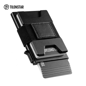 Porte-Cartes TILONSTAR TC123 de Grande Capacité avec Protection RFID, Étui Portefeuille Rigide en Aluminium à Éjection Automatique pour Cartes de Crédit - Product Image 3