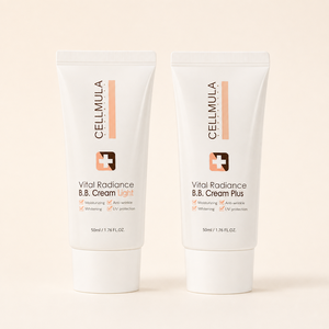 CELLMULA Vital Radiance B.B. Crème OBM hydratante, blanchissante, anti-rides, protection UV 50 ml pour tous types de peau - Product Image 1