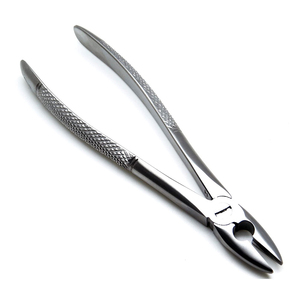 Forceps d'extraction dentaire pour chien en acier inoxydable robuste de 4,5 pouces pour usage en clinique vétérinaire - Qualité supérieure, protège les doigts, meilleur prix - Product Image 2