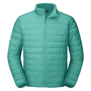 Veste matelassée coupe-vent et hydrofuge pour homme, légère et isolante, avec coque en nylon respirant et col montant - Product Image 1