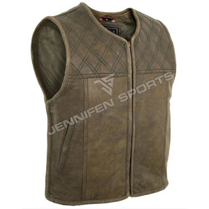 Fabricantes y Proveedores de Chalecos de Cuero para Motociclistas, Casuales, de Invierno, para Hombre, con Logotipo Personalizable, Resistentes al Viento, Hechos en Pakistán - Product Image 2