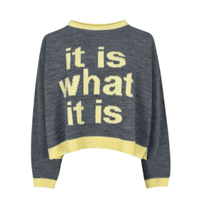 Breathable Graphic Knitted Design Sweater Soft Breathable Autumn Sweater - Versatile <b>Long</b> Sleeve Solid Color Ladies Jumper - Product Image 1