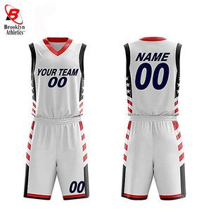 Tenue de Basketball Américaine Hautement Personnalisable – Maillot Respirant en Mesh avec Nom d'Équipe, Options Grandes Tailles, Impression par Sublimation - Product Image 2