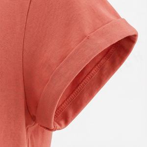 T-shirts pour femmes de qualité supérieure, séchage rapide, matière polyester-coton respirante, t-shirts unis à manches courtes, couleur personnalisée pour l'été - Product Image 6