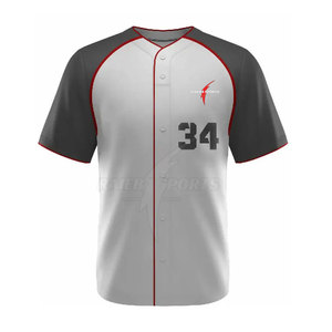 Uniformes de Béisbol Transpirables Hechos en Fábrica con Impresión de Logotipo Personalizado, Servicio OEM para Hombres - Product Image 3
