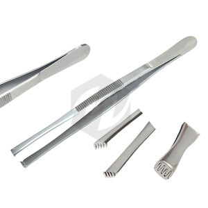 Pince à dissection chirurgicale à dents de rat 4x5, 5,5 pouces, en acier inoxydable, pour tissus, instruments médicaux - Product Image 3